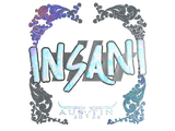 Artwork for Sticker | insani (Holo) | Austin 2025