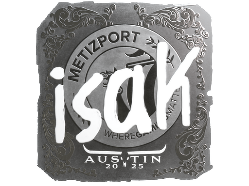 Sticker | isak | Austin 2025