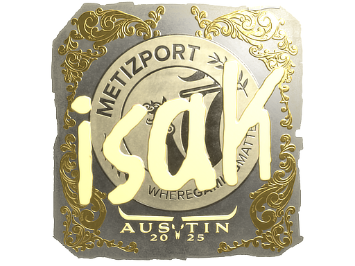 Sticker | isak | Austin 2025