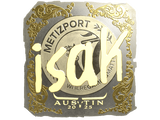 Artwork for Sticker | isak (Gold) | Austin 2025