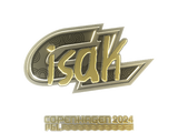 Artwork for Sticker | isak (Gold) | Copenhagen 2024