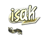 Artwork for Sticker | isak (Gold) | Paris 2023