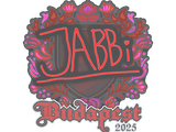 Artwork for Sticker | jabbi | Budapest 2025
