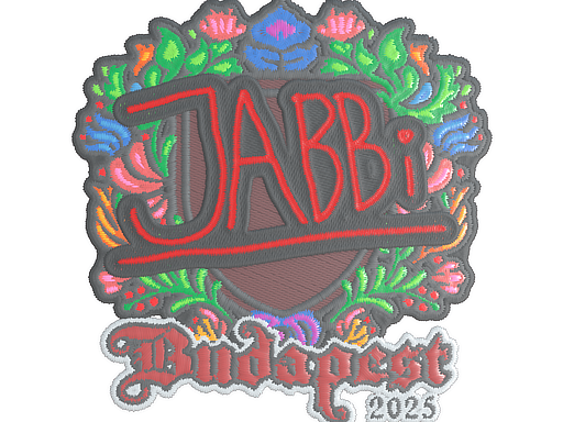 Sticker | jabbi (Embroidered) | Budapest 2025