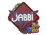 Artwork for Sticker | jabbi (Glitter) | Rio 2022
