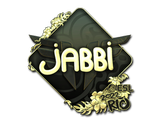 Artwork for Sticker | jabbi (Gold) | Rio 2022