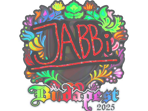 Sticker | jabbi (Holo) | Budapest 2025