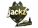 Artwork for Sticker | JACKZ (Gold) | Stockholm 2021
