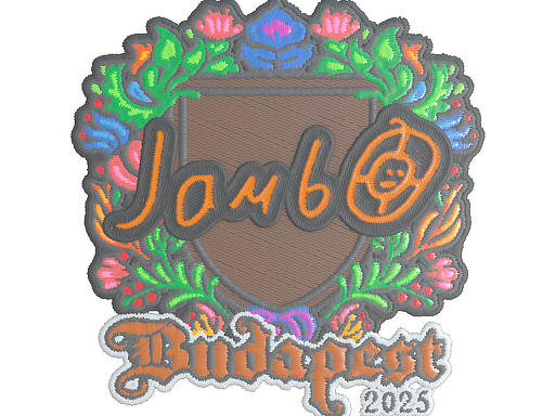 Sticker | jambo (Embroidered) | Budapest 2025