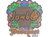 Artwork for Sticker | jambo (Embroidered) | Budapest 2025