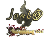 Artwork for Sticker | jambo (Gold) | Shanghai 2024