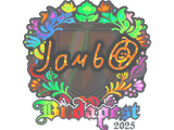 Artwork for Sticker | jambo (Holo) | Budapest 2025