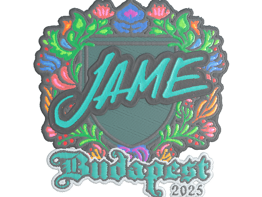 Sticker | Jame (Embroidered) | Budapest 2025