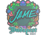 Artwork for Sticker | Jame (Embroidered) | Budapest 2025
