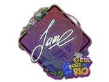 Artwork for Sticker | Jame (Glitter) | Rio 2022