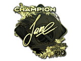 Artwork for Sticker | Jame (Gold, Champion) | Rio 2022