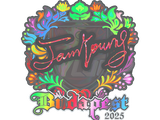 Artwork for Sticker | JamYoung (Holo) | Budapest 2025