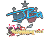 Artwork for Sticker | JBa (Glitter) | Shanghai 2024