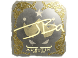 Artwork for Sticker | JBa (Gold) | Austin 2025