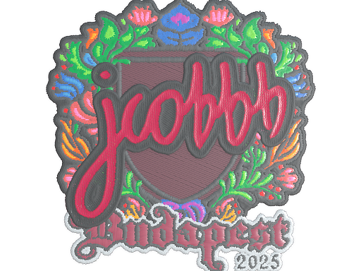 Sticker | jcobbb (Embroidered) | Budapest 2025
