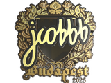 Sticker | jcobbb (Gold) | Budapest 2025