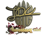 Artwork for Sticker | JDC (Gold) | Shanghai 2024