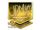 Artwork for Sticker | jdm64 (Gold) | Cluj-Napoca 2015