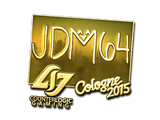Artwork for Sticker | jdm64 (Gold) | Cologne 2015