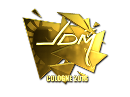 Sticker | jdm64 (Gold) | Cologne 2016