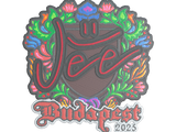 Artwork for Sticker | Jee (Embroidered) | Budapest 2025