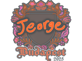 Sticker | jeorge | Budapest 2025