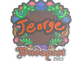 Artwork for Sticker | jeorge (Embroidered) | Budapest 2025