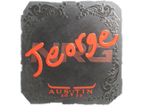 Artwork for Sticker | jeorge (Foil) | Austin 2025