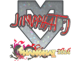 Artwork for Sticker | Jimpphat (Glitter) | Shanghai 2024
