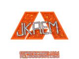 Artwork for Sticker | jkaem (Glitter) | Copenhagen 2024