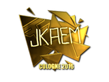 Artwork for Sticker | jkaem (Gold) | Cologne 2016