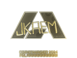 Artwork for Sticker | jkaem (Gold) | Copenhagen 2024