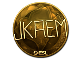 Artwork for Sticker | jkaem (Gold) | Katowice 2019