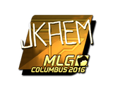 Artwork for Sticker | jkaem (Gold) | MLG Columbus 2016