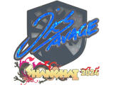 Artwork for Sticker | jks (Glitter) | Shanghai 2024