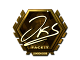 Artwork for Sticker | jks (Gold) | London 2018