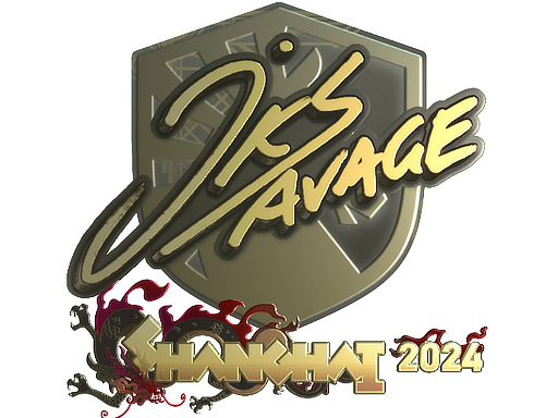 Sticker | jks (Gold) | Shanghai 2024