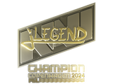 Artwork for Sticker | jL (Gold, Champion) | Copenhagen 2024