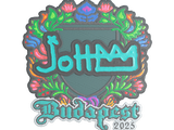 Artwork for Sticker | jottAAA (Embroidered) | Budapest 2025