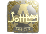 Artwork for Sticker | jottAAA (Gold) | Austin 2025