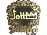 Artwork for Sticker | jottAAA (Gold) | Budapest 2025