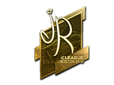 Artwork for Sticker | jR (Gold) | Boston 2018