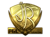 Sticker | jR (Gold) | Krakow 2017