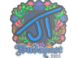 Artwork for Sticker | JT (Embroidered) | Budapest 2025