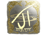 Artwork for Sticker | JT (Gold) | Austin 2025